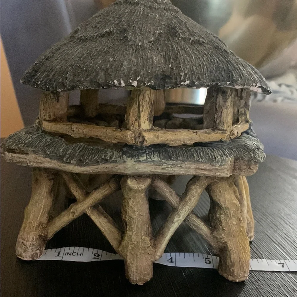 Rustic Miniature Hut Decor